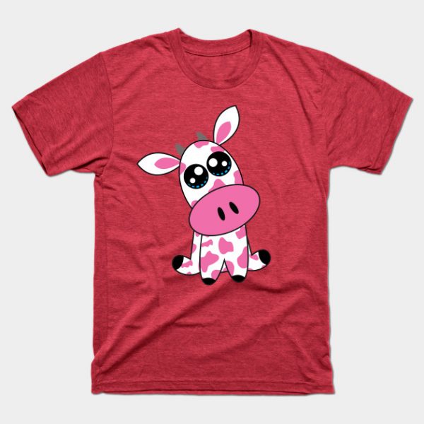 💗 🐄 Strawberry Cow - pink
