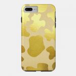 Glam Gold Cow Print Phone Case