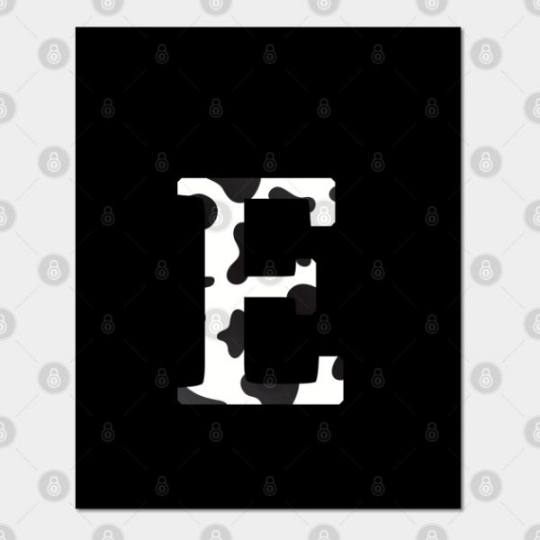 cow letters E