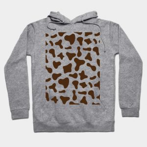 Chocolate Brown Cow Print