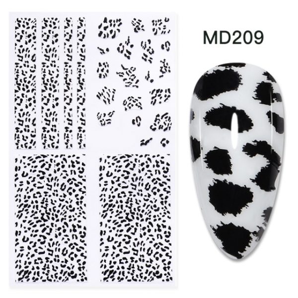 1pc Leopard Wild Animal Skin Nail Foil Sticker Snake Print Nail Art Transfer Slider Starry Sky 14.jpg 640x640 14 - Cow Print Shop