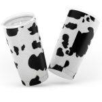20oz tumbler aop realistic cow hide tumbler 3 - Cow Print Shop