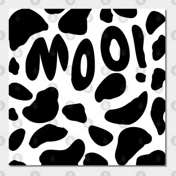 Cow Print Halloween M O O !
