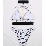 GNIM Sexy Cow Print Bikini Swimwear Women 2021 Summer Beachwear Women s Swimming Suit High Waist 3 - Cow Print Shop