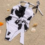 GNIM Sexy Swimwear Women One Piece Cow Print Bandage Swimsuit Female Vintage Monokini Swim Bathing Suit 1.jpg 640x640 1 - Cow Print Shop