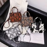 Hot Sale Snake Pattern Underarm Bags Cow Print rossbody Bag For Women 2021 Female Casual PU 1 - Cow Print Shop