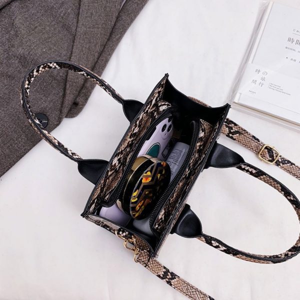 Hot Sale Snake Pattern Underarm Bags Cow Print rossbody Bag For Women 2021 Female Casual PU 5 - Cow Print Shop