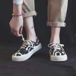 New Low Top Canvas Shoes For Women 2021 Summer Spring Girl Sneakers Cow Print Short Lace 2 - Cow Print Shop