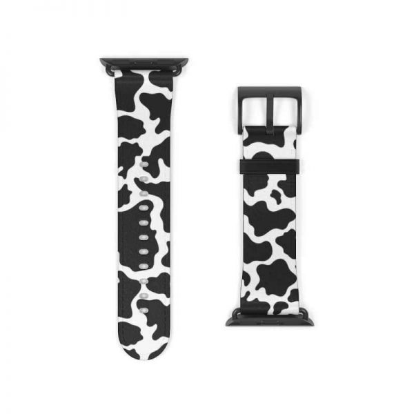 accessories glam cow print apple watch band 3 - Cow Print Shop