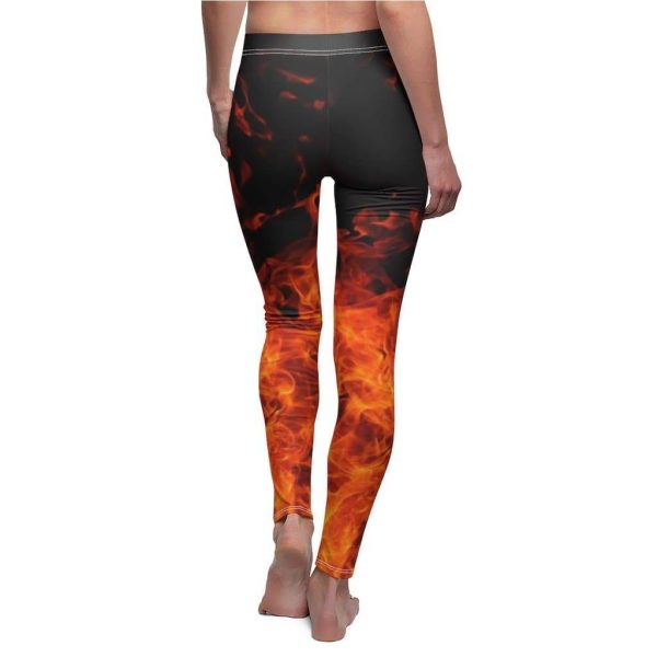 all over prints burning leggings 3 - Cow Print Shop