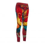 all over prints colorful rooster leggings 1 - Cow Print Shop