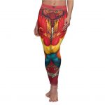 all over prints colorful rooster leggings 5 - Cow Print Shop