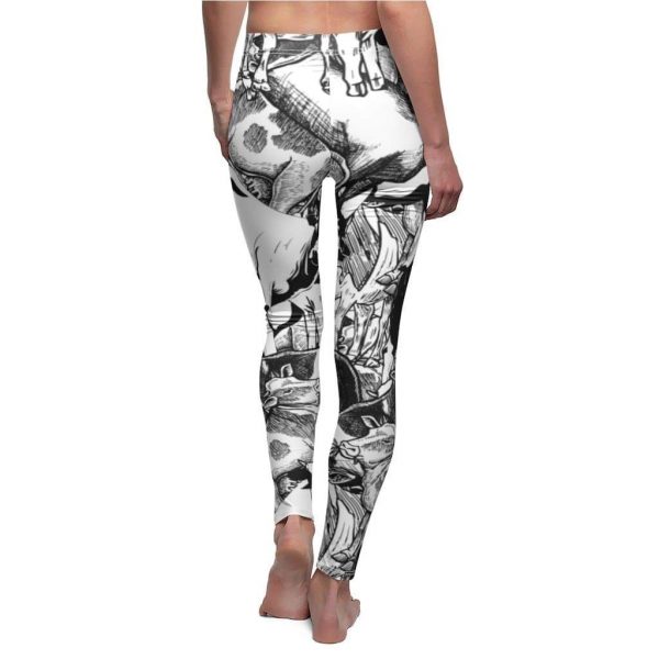 all over prints heap of cows leggings 2 - Cow Print Shop