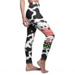 all over prints moo moo leggings 2 - Cow Print Shop