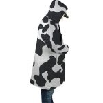 aop cloak cow lover sherpa hooded cloak 3 - Cow Print Shop