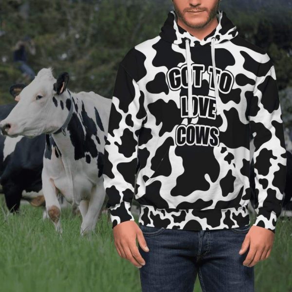 aop hoodie got to love cows all over print hoodie 3 - Cow Print Shop