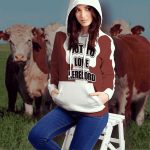 aop hoodie hereford hoodie 3 - Cow Print Shop