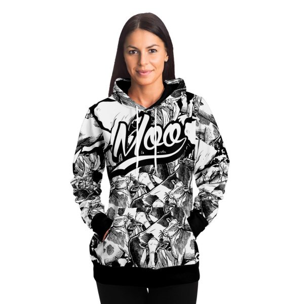 athletic hoodie aop moo cow hoodie 5 - Cow Print Shop