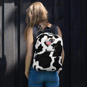 backpack fantasia cow print backpack 2 - Cow Print Shop