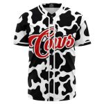 baseball jersey aop personalized cow baseball jersey 2 - Cow Print Shop