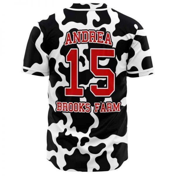 baseball jersey aop personalized cow baseball jersey 3 - Cow Print Shop