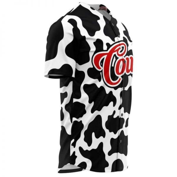 baseball jersey one of a kind cows baseball jersey 5 - Cow Print Shop