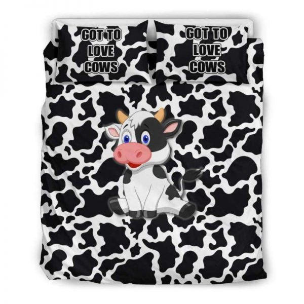 bedset gorgeous cow pattern bed set 1 - Cow Print Shop