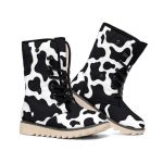 boots chic microsuede cows print boots 4 - Cow Print Shop