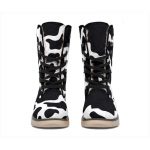 boots chic microsuede cows print boots 6 - Cow Print Shop