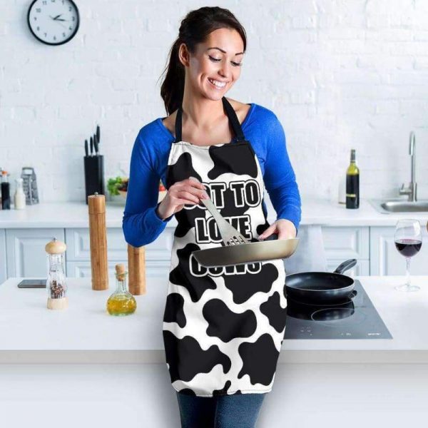 chic cow print apron 1 - Cow Print Shop