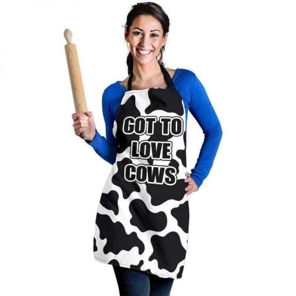 chic cow print apron 3 - Cow Print Shop