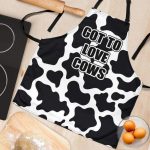 chic cow print apron 5 - Cow Print Shop