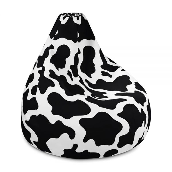 cow print bean bag chair cover 1 - Cow Print Shop