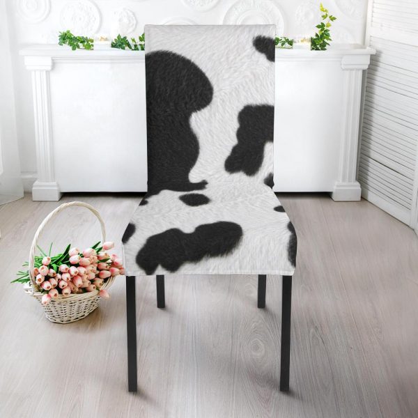cow print dining chair slip cover 6 - Cow Print Shop