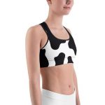 cow print sports bra 10 - Cow Print Shop