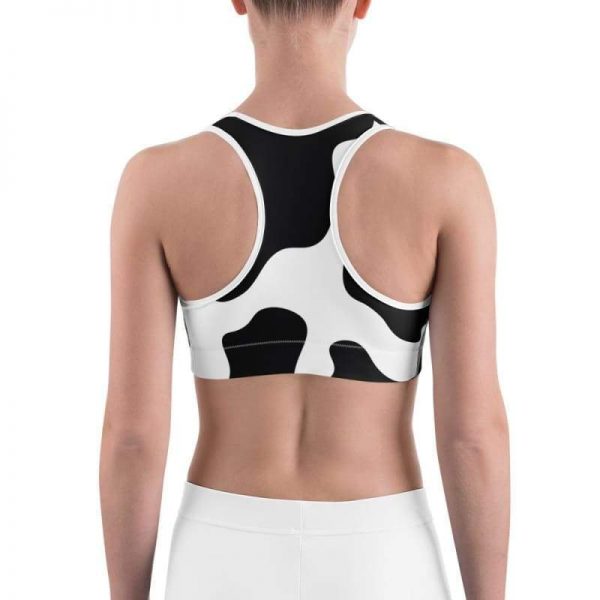 cow print sports bra 3 - Cow Print Shop