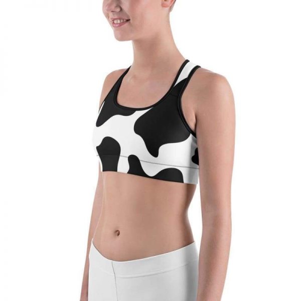 cow print sports bra 9 - Cow Print Shop