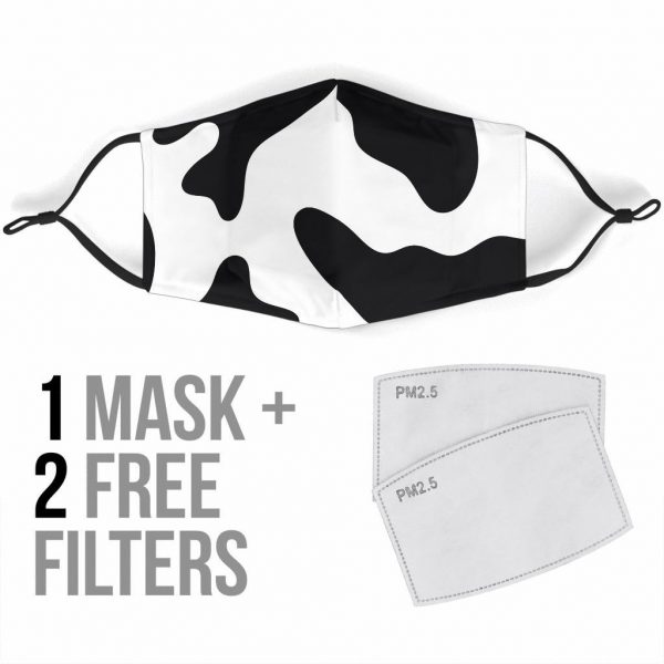 cow themed facemask 8 - Cow Print Shop