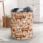 farm animal laundry basket 15 - Cow Print Shop