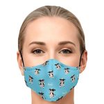 fashion face mask aop happy cow facemask with 2 pm2 5 filters 1 - Cow Print Shop