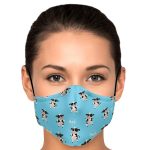 fashion face mask aop happy cow facemask with 2 pm2 5 filters 5 - Cow Print Shop