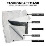 fashion face mask aop happy cow facemask with 2 pm2 5 filters 8 - Cow Print Shop