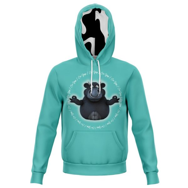 fashion hoodie aop cow yoga hoodie 1 - Cow Print Shop
