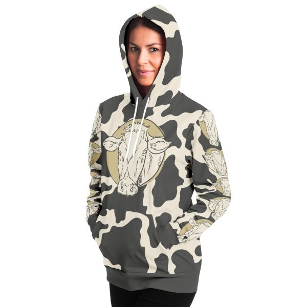 fashion hoodie aop tinted cow print hoodie 10 - Cow Print Shop