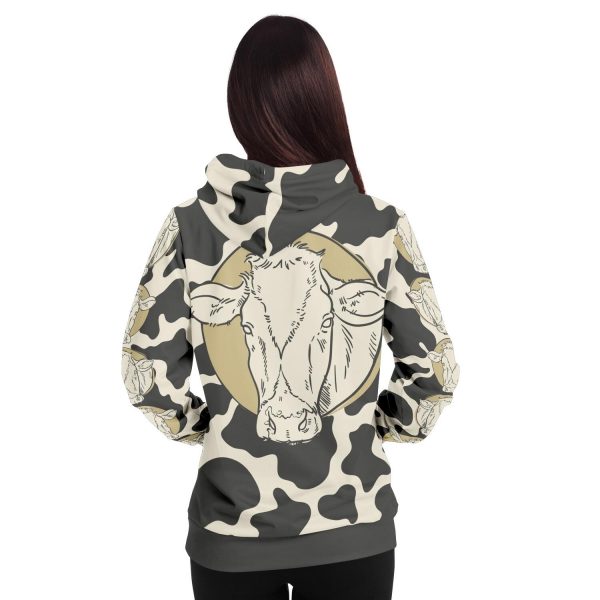 fashion hoodie aop tinted cow print hoodie 7 - Cow Print Shop