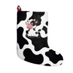 home decor cow print christmas stockings 2 - Cow Print Shop