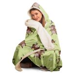 hooded blanket aop cute bull hooded blanket 7 - Cow Print Shop