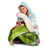 hooded blanket aop life is better on a farm hooded blanket 5 - Cow Print Shop
