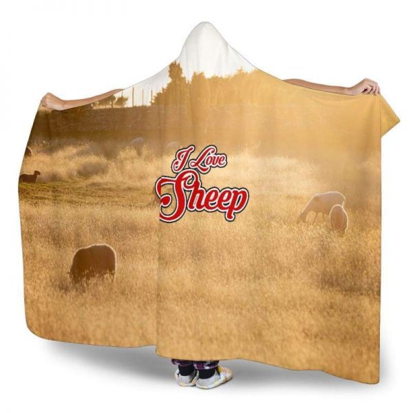 i love sheep premium hooded blanket 3 - Cow Print Shop