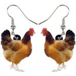 jewelry chicken earringfor women 3 - Cow Print Shop